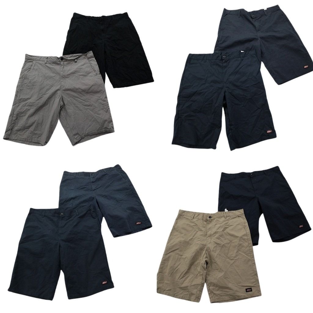古着卸 ディッキーズ Dickies ワークショートパンツ 8枚セット メンズ 40 ブラック ベージュ ネイビー 古着 NA4867