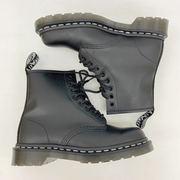Dr.Martens ドクターマーチン 1460 WS Black Smooth 8ホール ブーツ シューズ き レディース UK6 ブラック 靴 DF17046