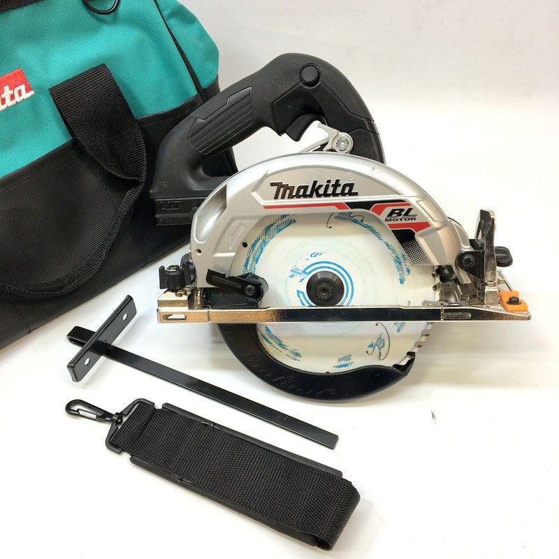 makita マキタ 165mm 充電式マルノコ HS631DZSB 本体のみ ブラック 鮫肌チップソー付 トートバッグ付 切断機 コードレス △ DW3556