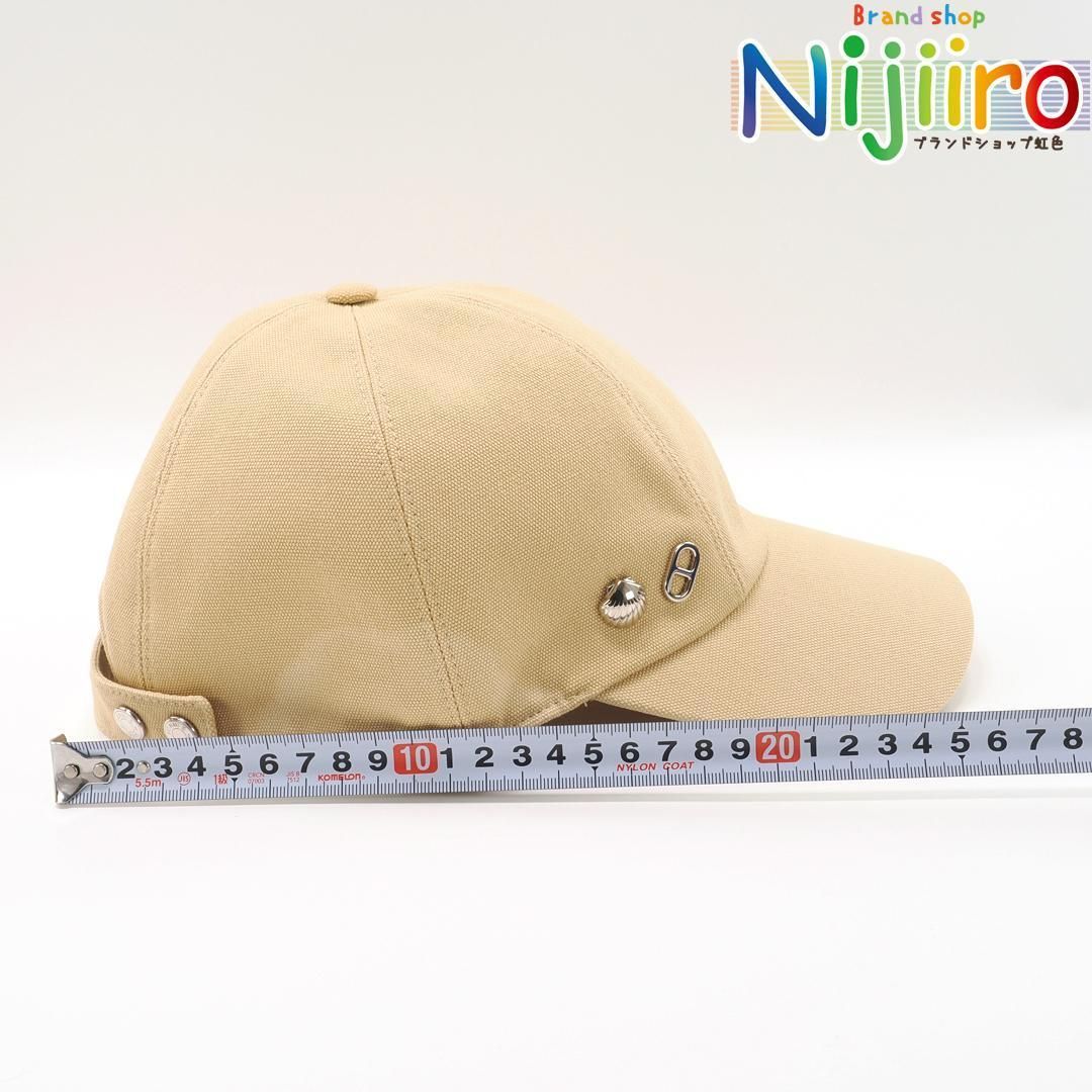 エルメス コットン シーシェル セレナ 帽子 キャップ 1677