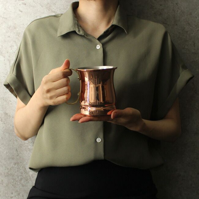 新光堂 COPPER100 銅製 マグカップ 460ml 《2個》(銅 マグカップ 新光金属 ビアカップ 純銅製 カップ 燕三条 日本製)