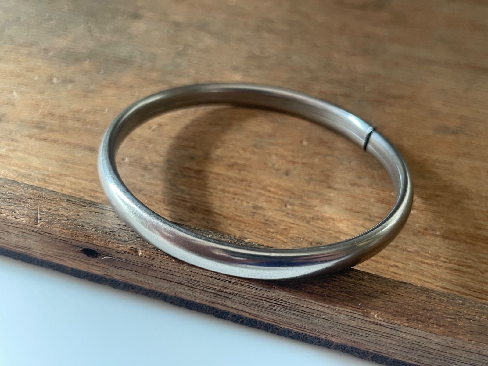 Italy Silver 925 Opening type simple Bangle