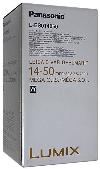 Panasonic　標準ズームレンズ LEICA D VARIO-ELMARIT 14-50mm F2.8-3.5 ASPH.　L-ES014050　未使用