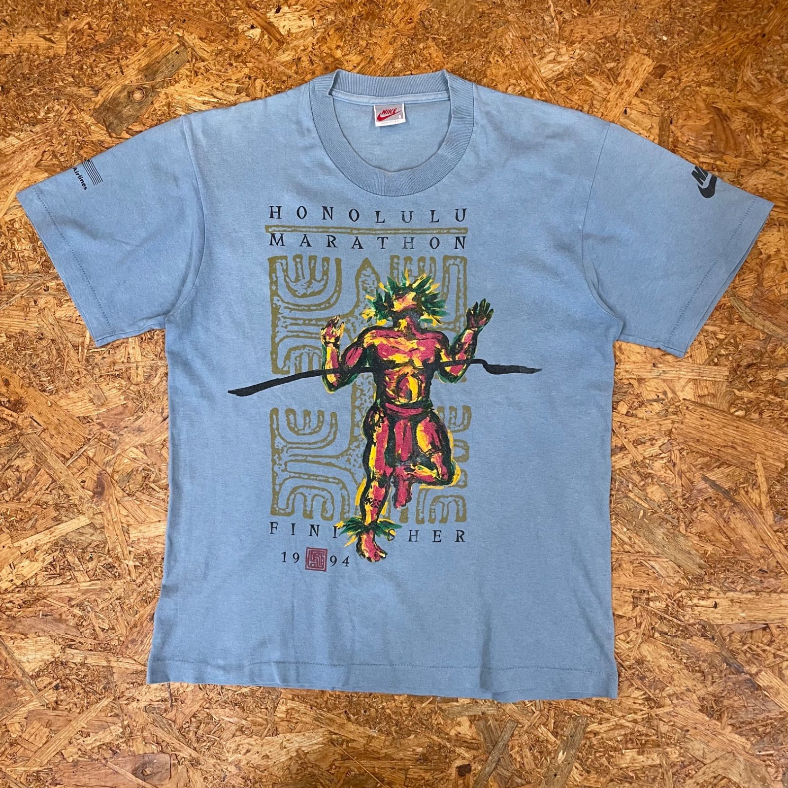 90s USA製 NIKE 1994年 ホノルルマラソン Finisher Tシャツ S NIKE JAL ナイキ 90年代 銀タグ 半袖 ヴィンテージ  ビンテージ VINTAGE ユーズド USED 古着 MADE IN USA - メルカリ