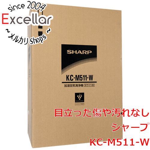 bn 1 SHARP 床置き型プラズマクラスター加湿空気清浄機 KC-M511-W ホワイト 保証書 取扱説明書なし