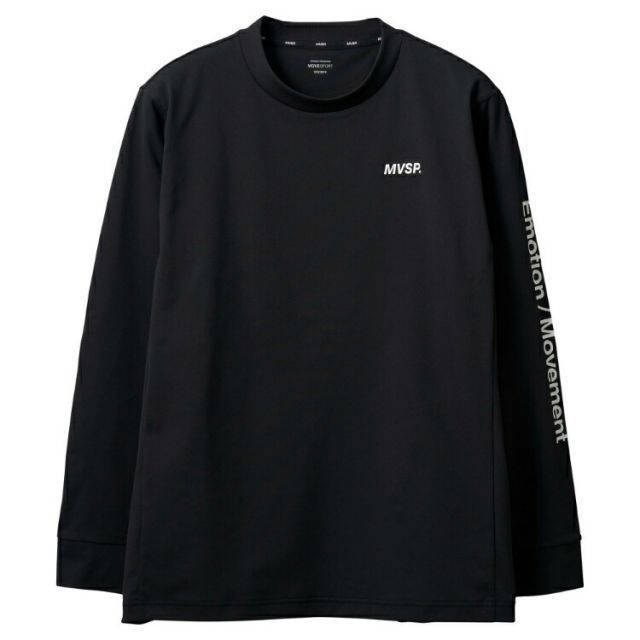 DESCENTE デサント SUNSCREEN スリーブロゴ ロングスリーブシャツ ブラック XOサイズ DMMVJB56 BK | スポーツ ウエア 服 衣類 機能性 トップス シャツ ロングスリーブ 長袖 生地 ストレッチ性 伸縮性 遮