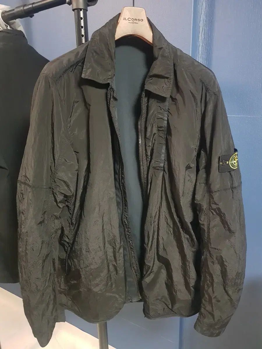 美品 Stone Island ナイロン オーバーシャツ ジャケット S