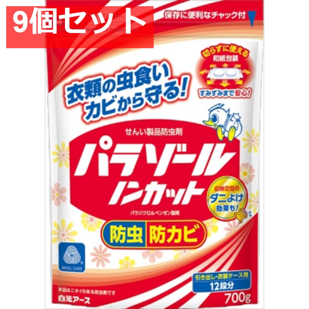パラゾールノンカット袋入 700g 9個セット