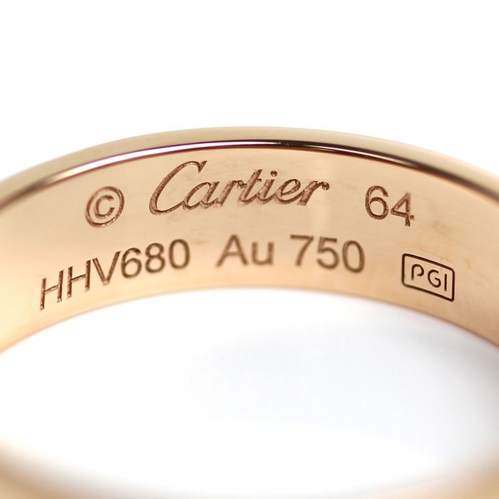 Cartier カルティエ K18PG ピンクゴールド ラブリング リング・指輪 B4084864 23.5号 64 7.0g メンズ 中古 美品 カルティエ