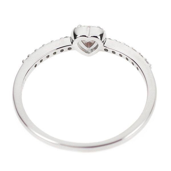 新品 希少 Pt950 ハートシェイプ 天然ピンク ダイヤモンド リング  