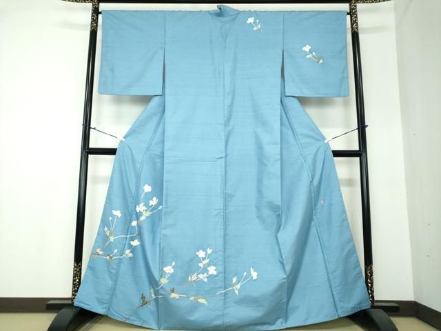 平和屋着物○本加賀友禅作家 成竹登茂男 訪問着 紬地