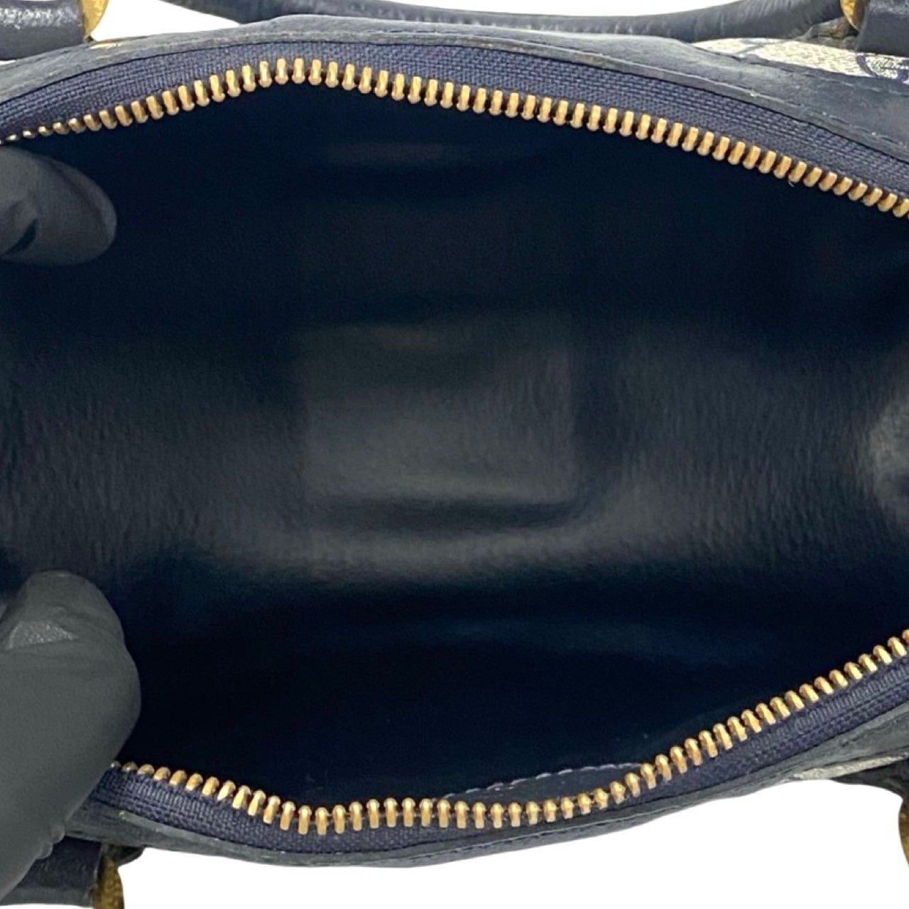 希少✨ GUCCI グッチ ミニボストン GG シェリーライン ネイビー 希少✨ GUCCI グッチ ミニボストン GG シェリーライン ネイビー