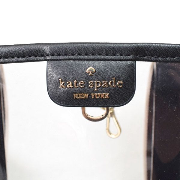 ケイトスペード バッグ katespade シースルー スケルトン ポーチ付き 