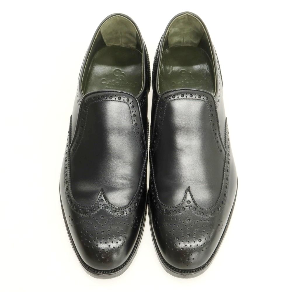 オリエンタル Oriental ウイングチップ ローファー ブラック サイズ5 1|2 メンズ