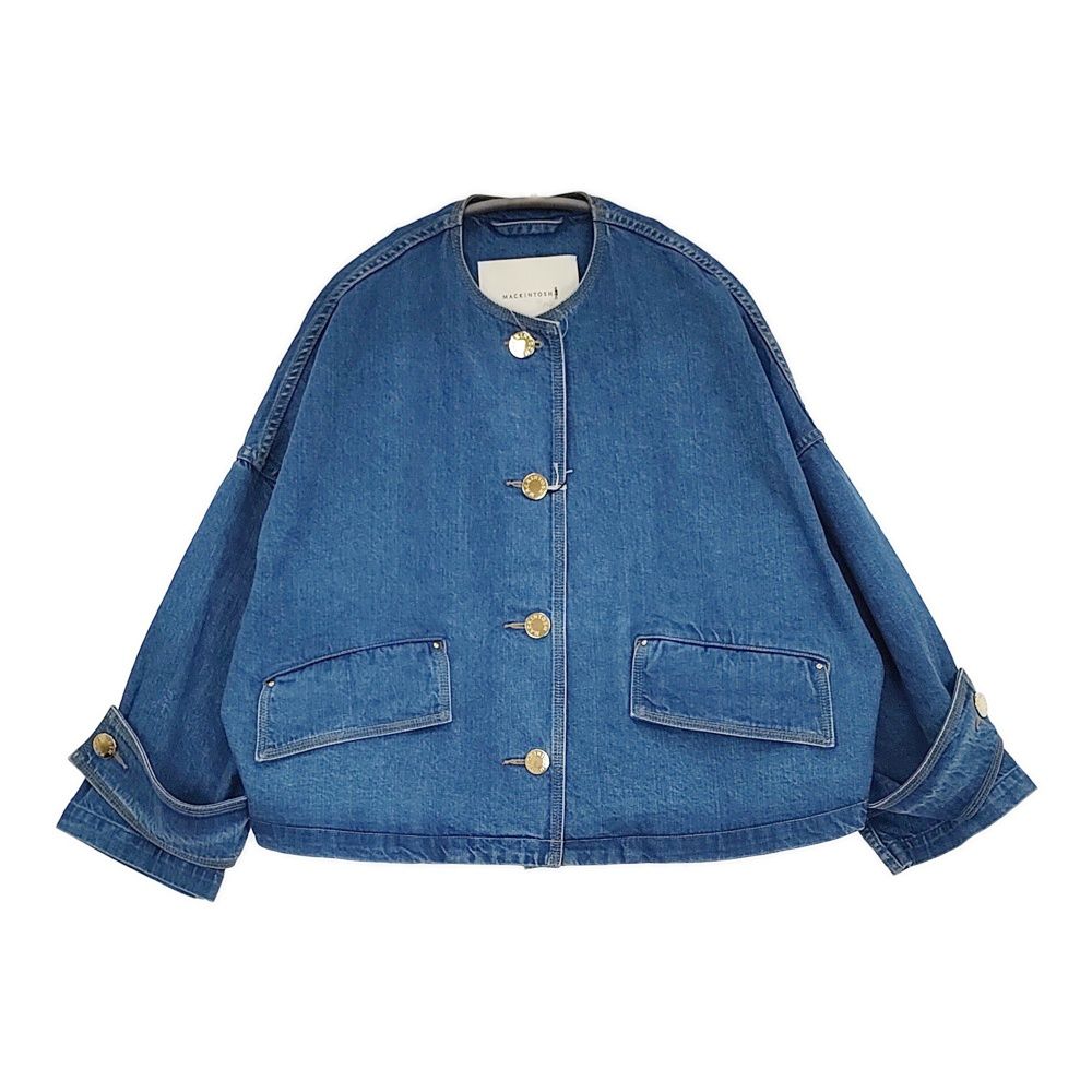 【美品】MACKINTOSH マッキントッシュ デニムジャケット 現行 34 Mackintosh 新品 HUMBIE NO COLLAR DENIM JK サイズ8 定価79200