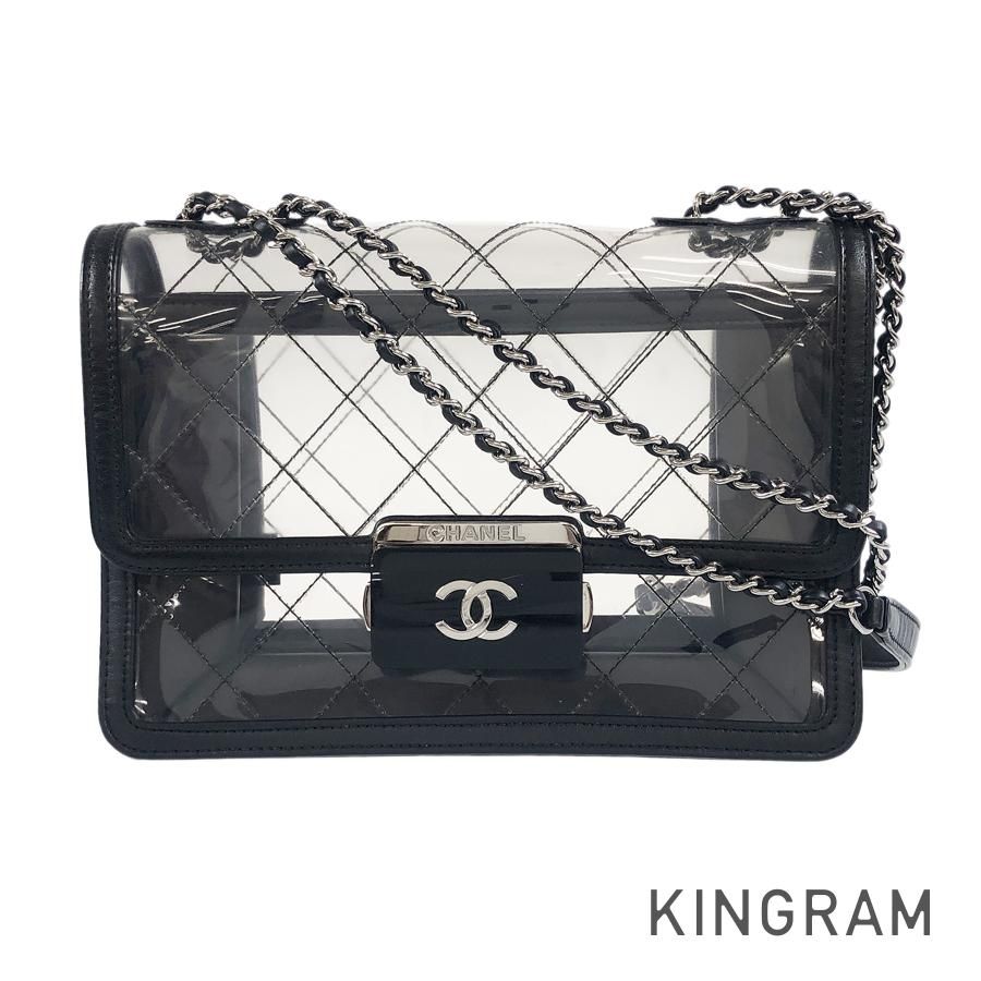 CHANEL マトラッセ　ビニール　ショルダーバッグ シャネル シャネル[CHANEL]ビニールデカマトラッセ チェーン