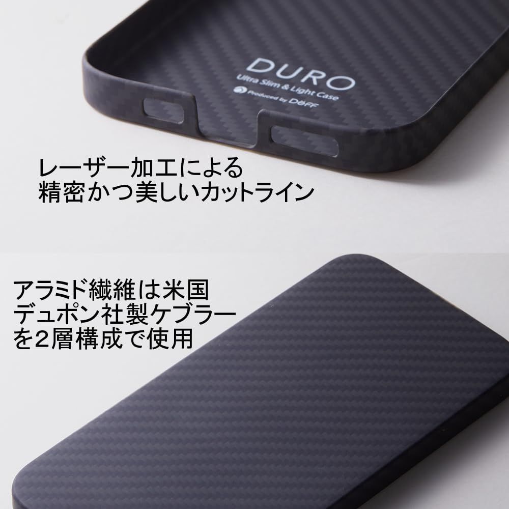 新品 Deff ディーフ iPhone16用 アラミド繊維 薄型 耐衝撃 超軽量