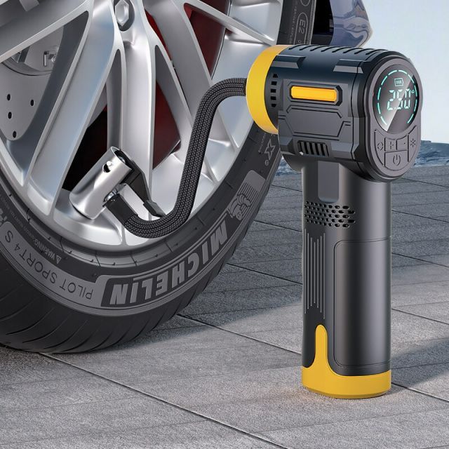 充電式 電動 エアコンプレッサー エアーコンプレッサー 自動車 自転車