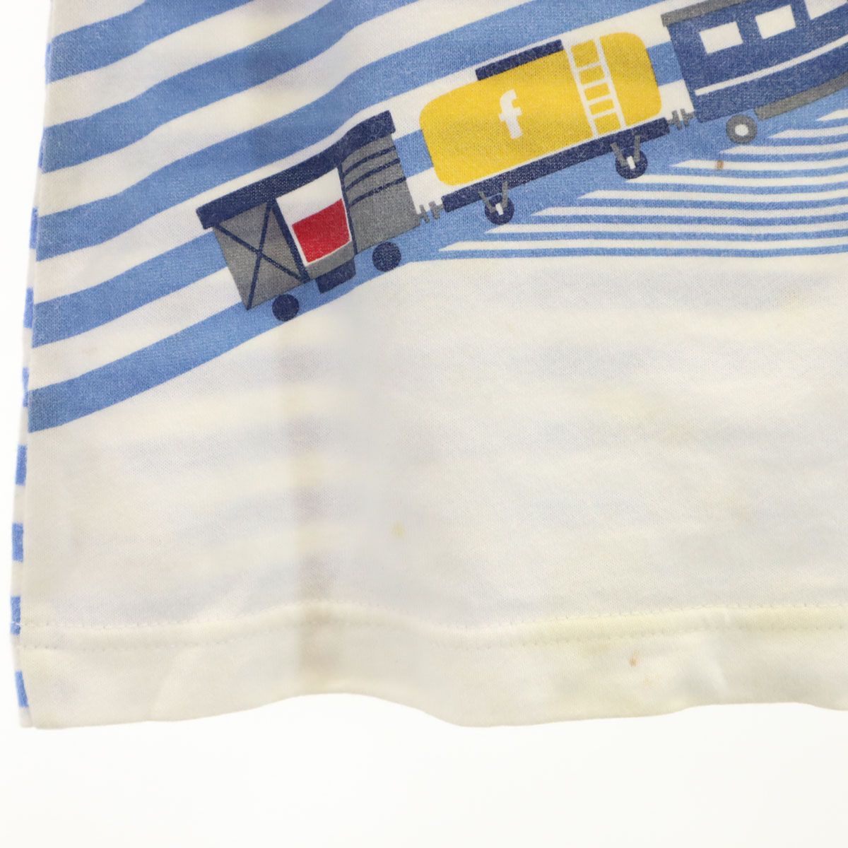 Familiar ファミリア 貨物列車 半袖 Tシャツ 110 ブルー系