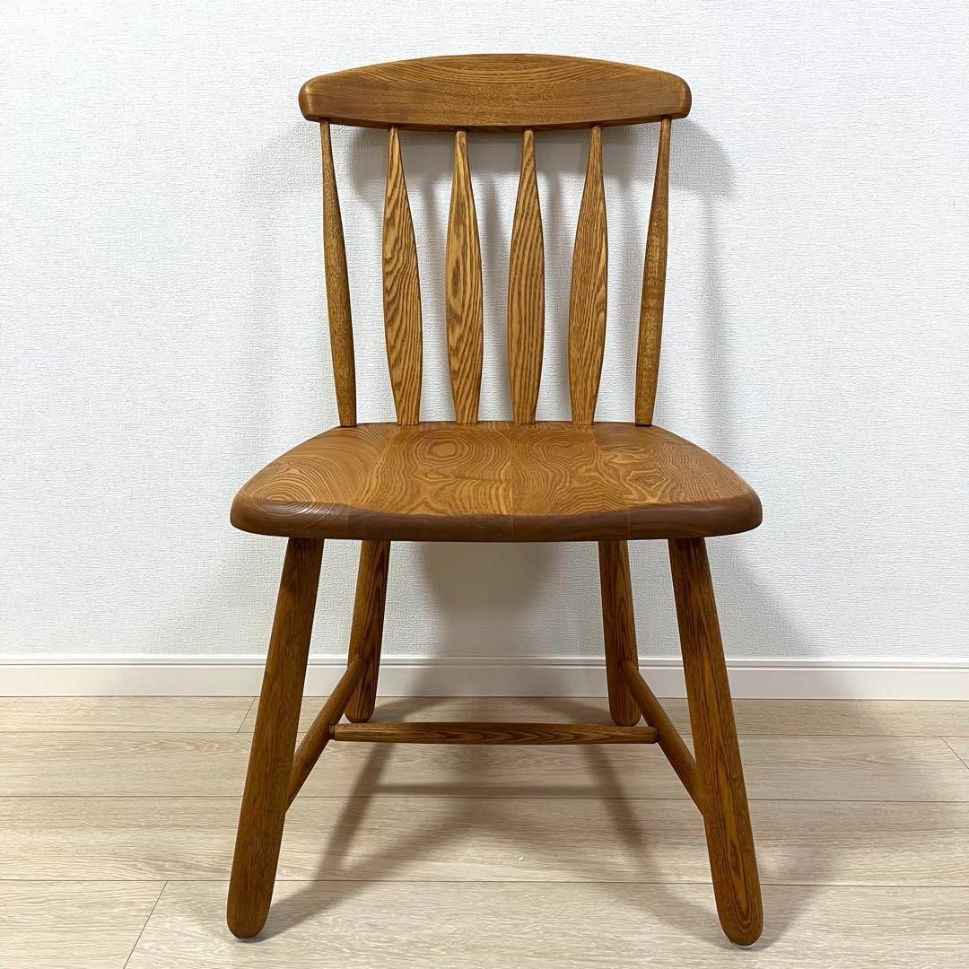 す24 北欧 ナチュラルインテリア オーク調 ウィンザーチェア カフェ風 ダイニングチェア