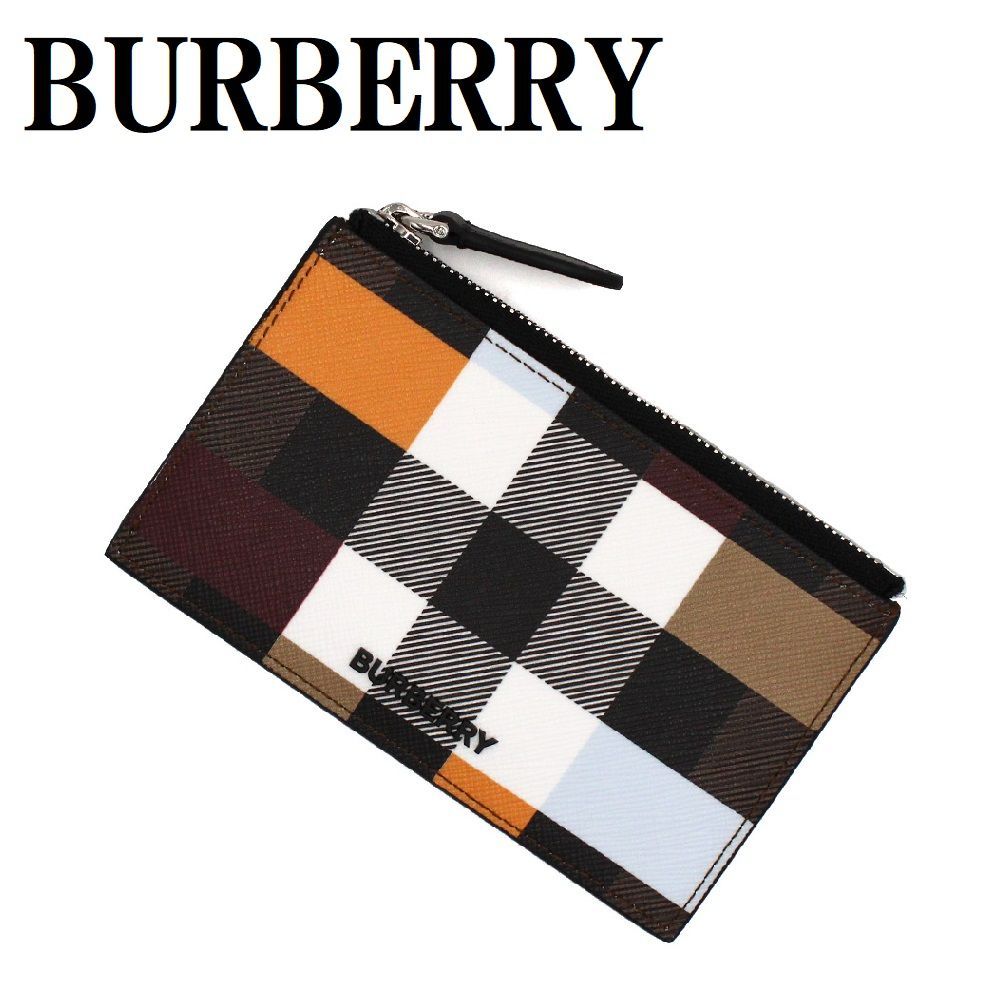 バーバリー BURBERRY 8062875 A8900 コインケース 小銭入れ ミニ財布 レザー メンズ レディース マルチ チェック