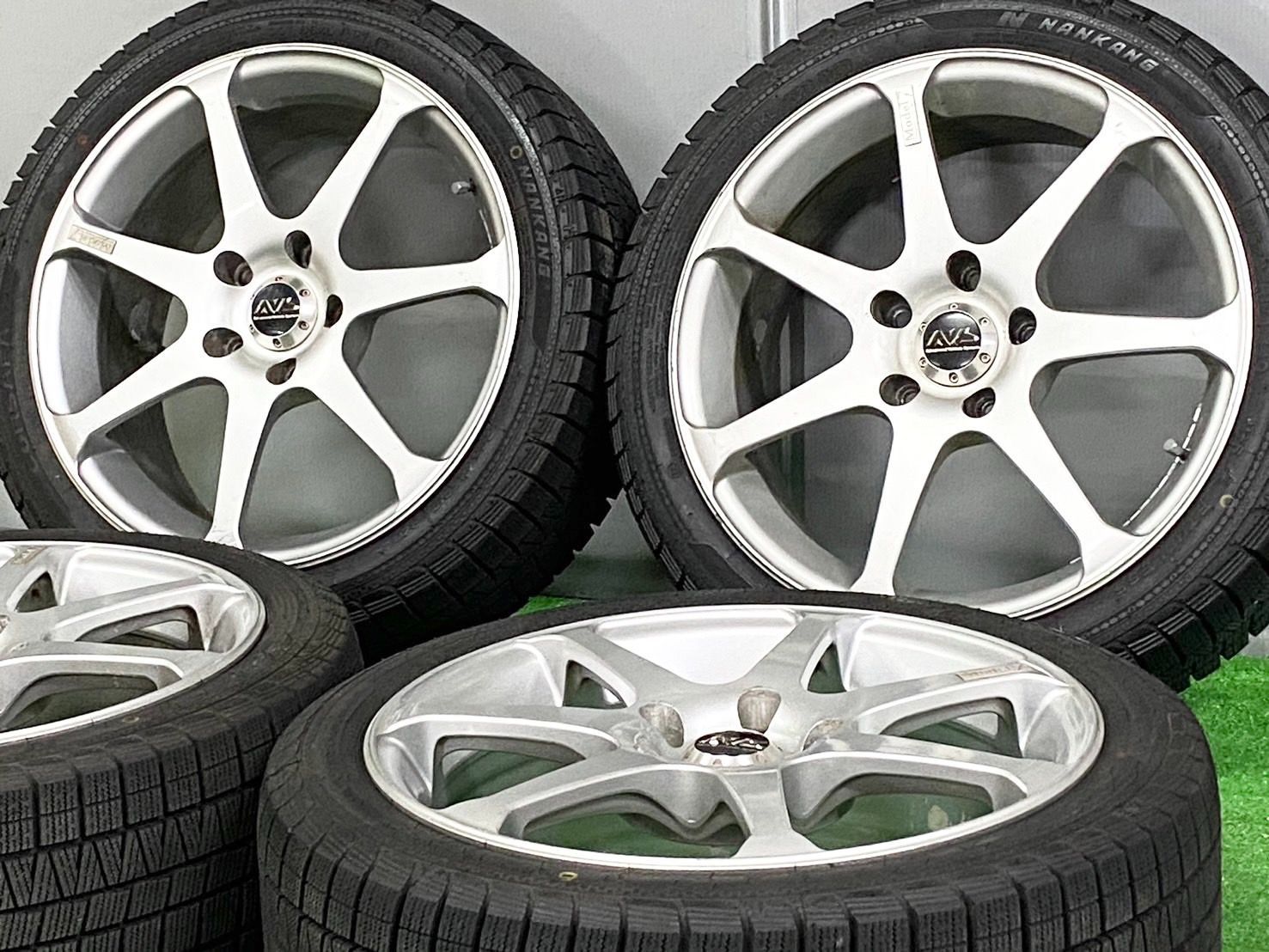 ヨコハマ AVS モデル7 17in 7J 45 PCD114.3 ナンカン CORSAFA 205 45R17 スイフトスポーツ アルテッツァ シルビア 180sx