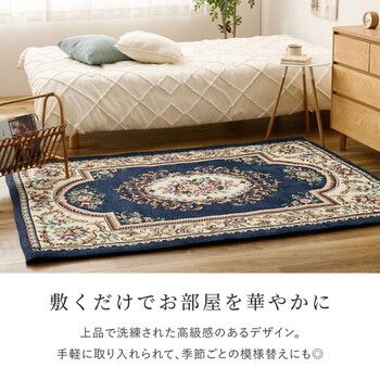 ラグ シェニールラグ 約130×190cm ふっくら 厚手 滑り止め ダミニ 約130×190cm MARWIL-DEMENAGEMENTS_CH