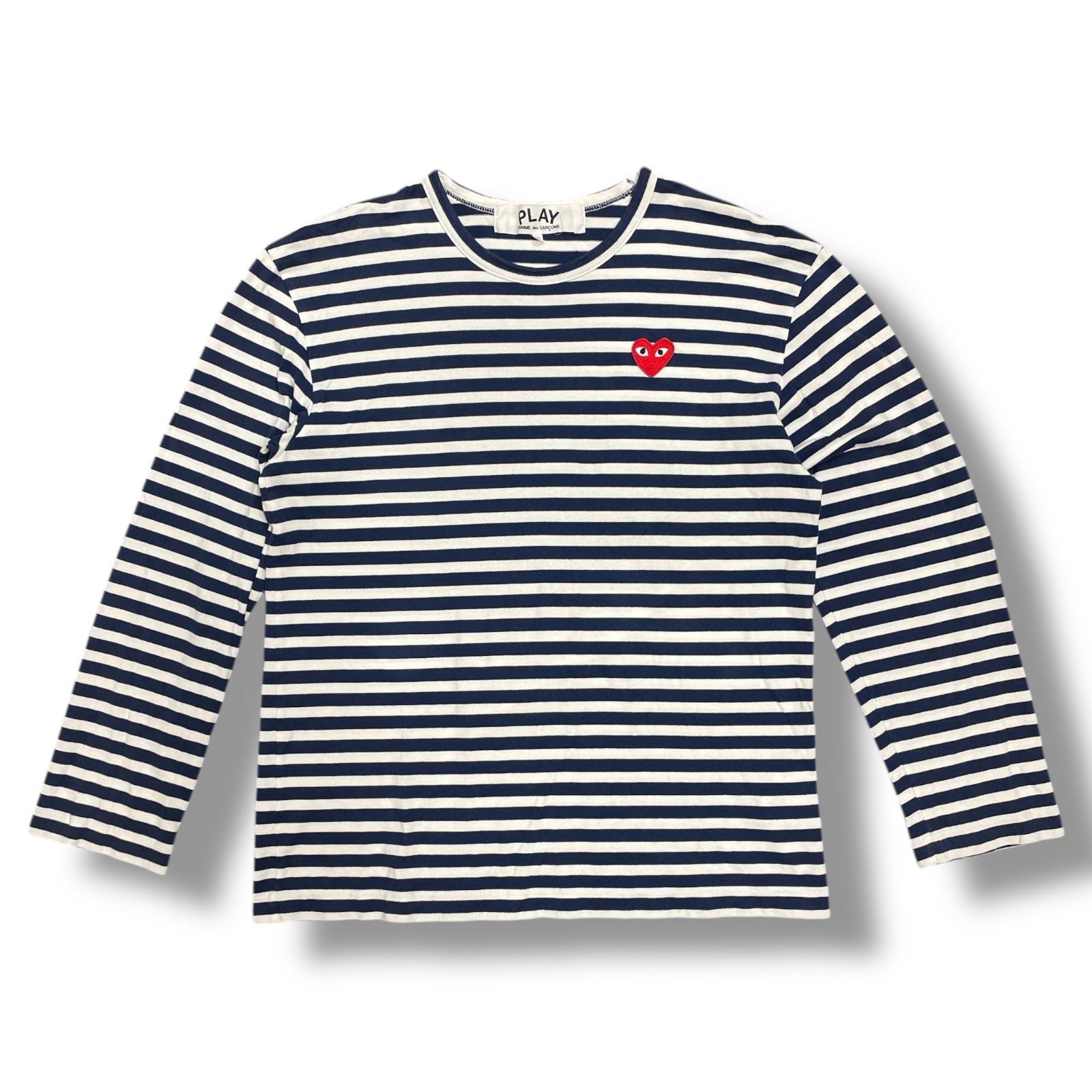 CDG ストライプ 長袖カットソー S 超激得，新作登場 play comme des