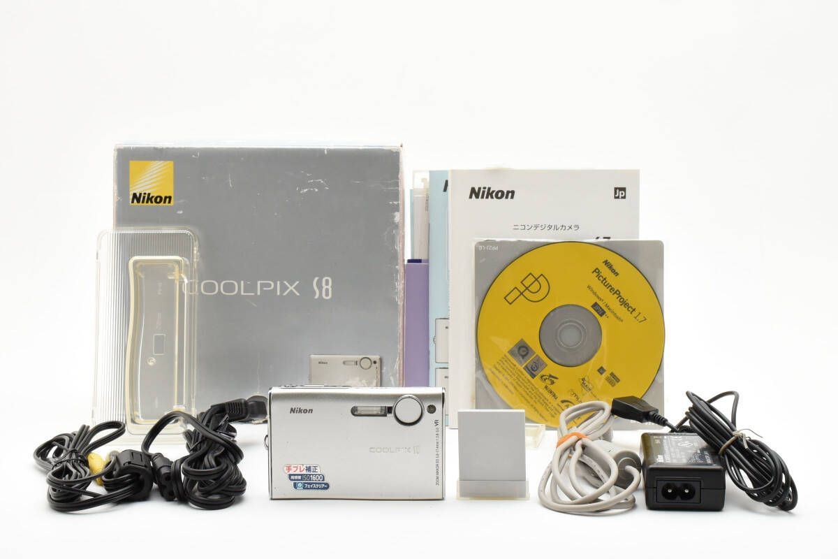 カメラ 動作確認済 NIKON COOLPIX S8 グロスホワイト デジタルカメラ