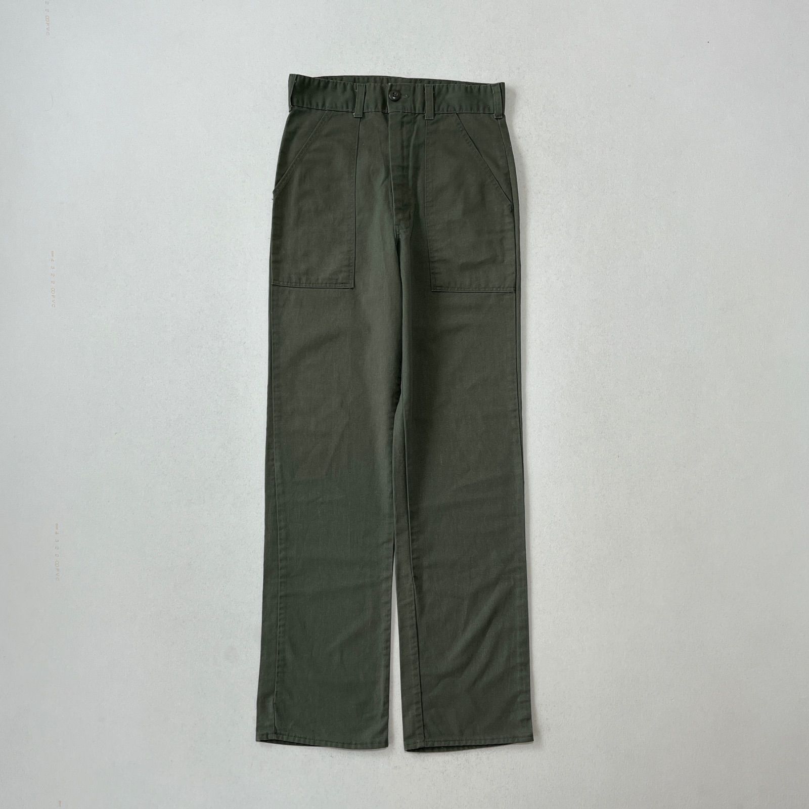 80s US ARMY ベイカーパンツ ミリタリー ユーティリティ OG-507 R2252 
