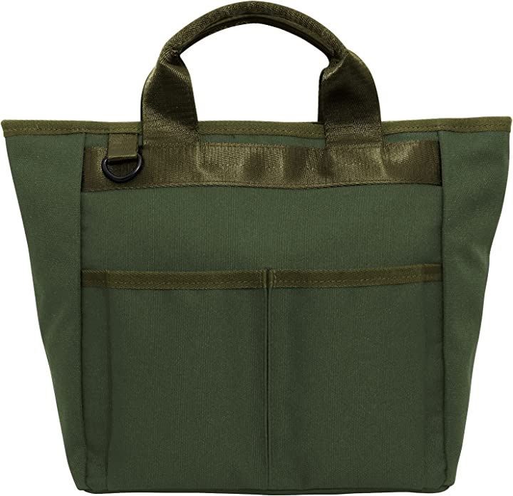 S.T.Golf ラウンドバッグ 保冷バッグ ゴルフバッグ 350g ラウンドポーチ ラウンドトートバッグ 25cmx25cmx13cm( カーキ 保冷タイプ)