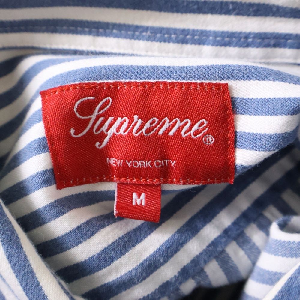 SUPREME (シュプリーム) 16SS Striped Denim Shirt ストライプド