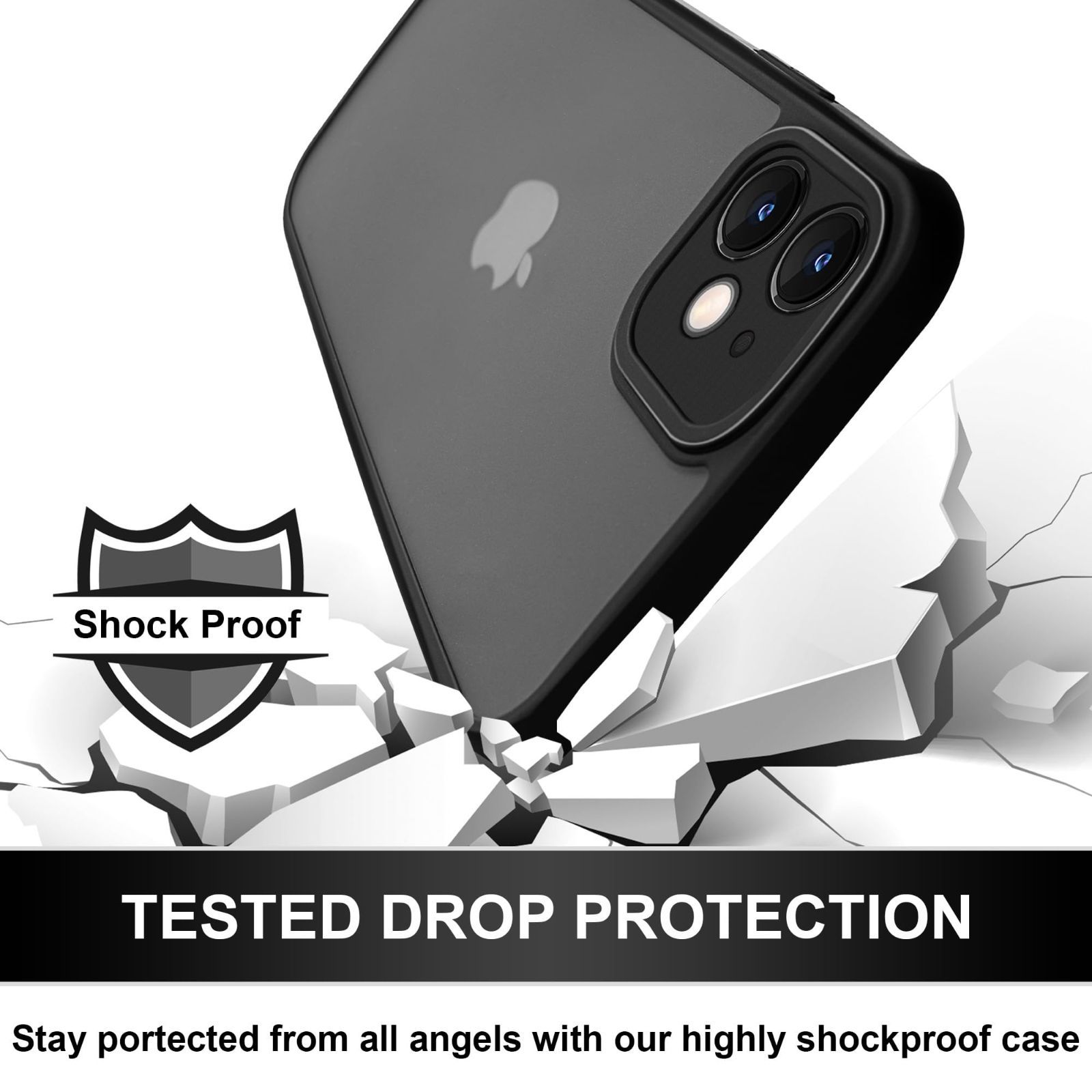 【数量限定】ケース ケース いPhone12 スマホケース (iPhone12ケース、Basic) レンズ保護 ワイヤレス充電対応 軽量 耐衝撃 黄変防止 カメラ保護 傷防止 薄型 inch) (6.1 12 12 iPhone iPhone for SHAD