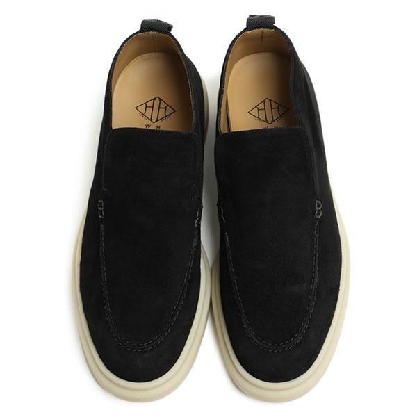 イタリア製 WH Uチップ ゴートスキン スエードアンクルブーツ ダブルエイチ Amazon | [ダブルエイチ] アンクルブーツ ITWH-0002