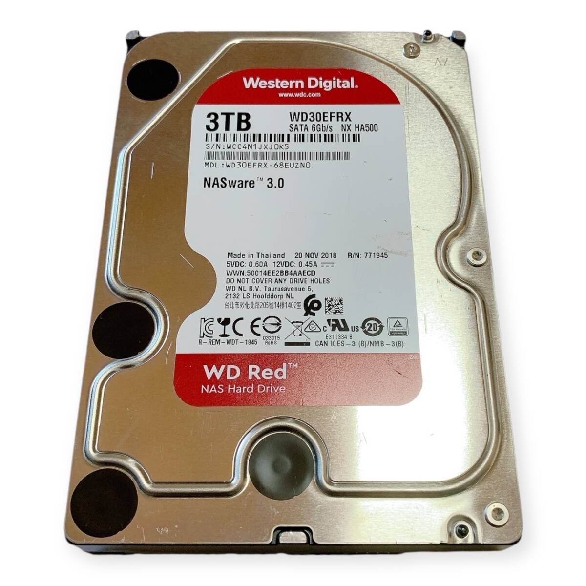【2台/計6TB】WD Red 3TB WD30EFRX NAS向けHDD 2台/計6TB】WD Red 3TB WD30EFRX NAS向けHDD