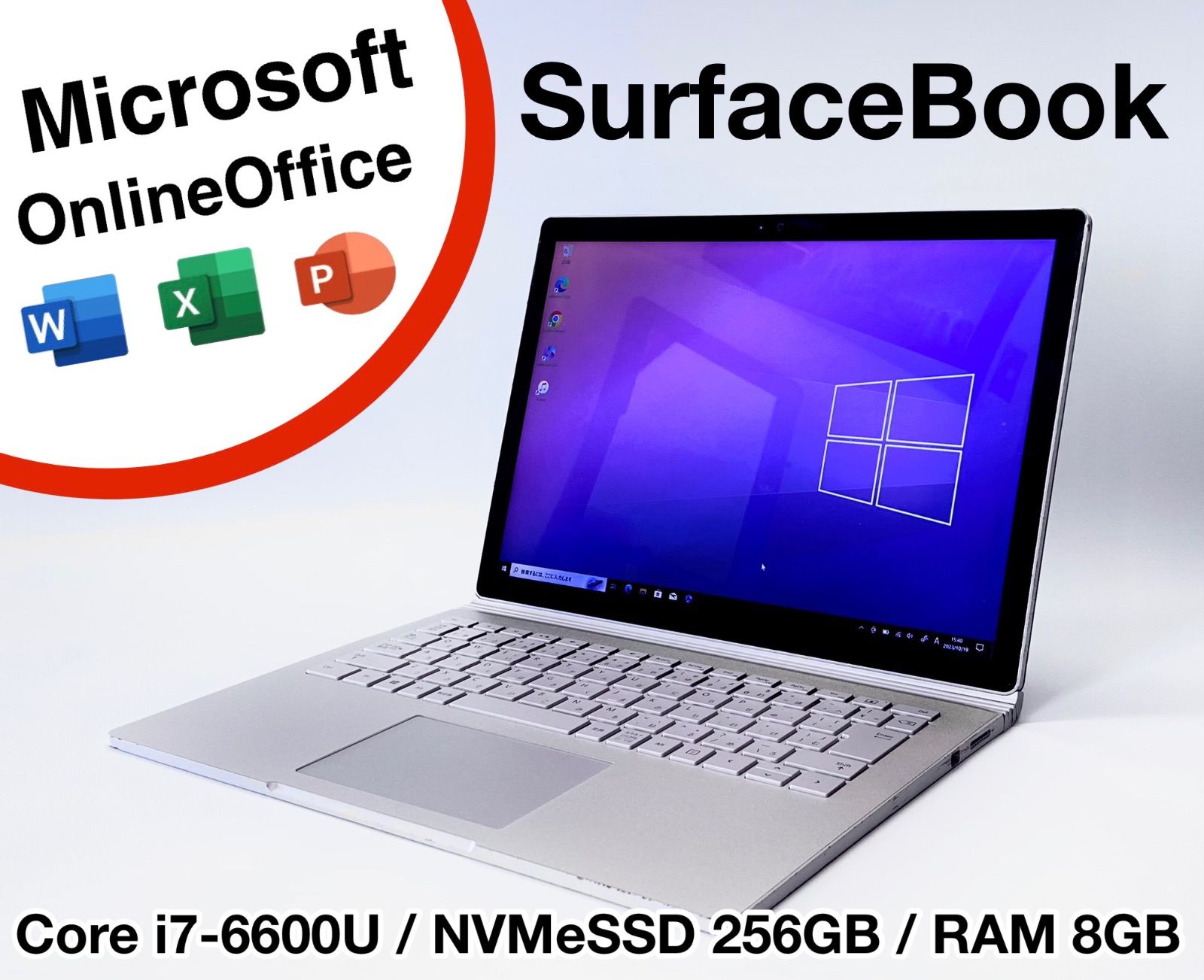 Microsoft ノートパソコン surface book?i7-6600U⭐️メモリ8GB 