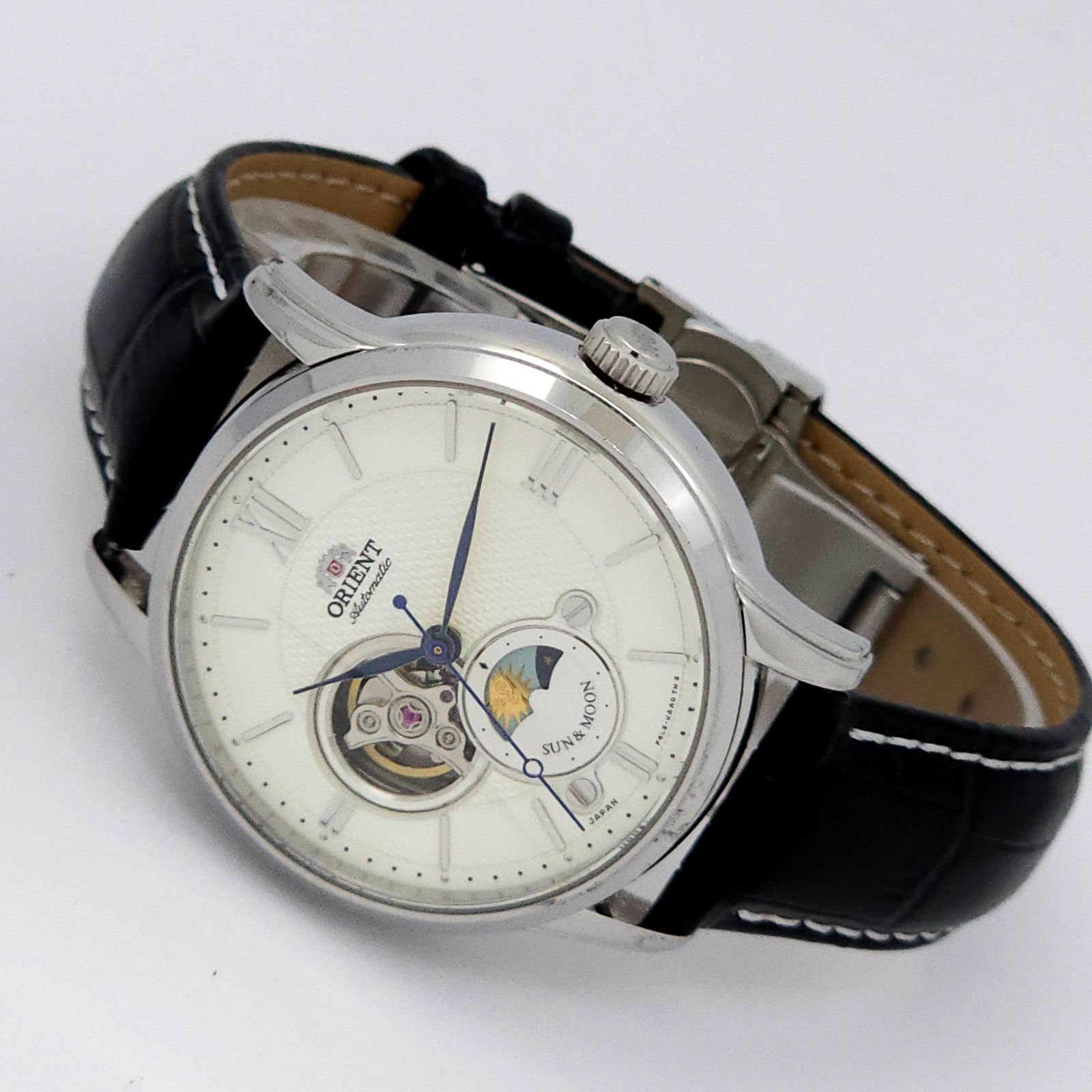 ORIENT オリエント サン&ムーン F6L2-UAA0 自動巻 動作品 裏スケ 