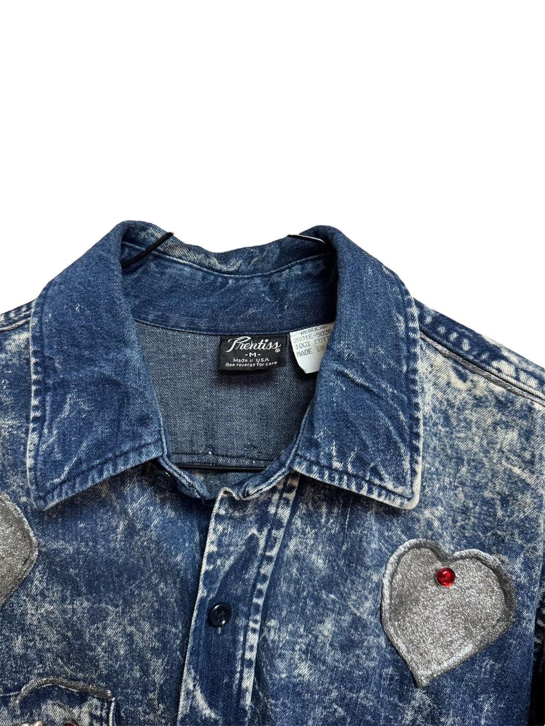 デニムシャツ ハート