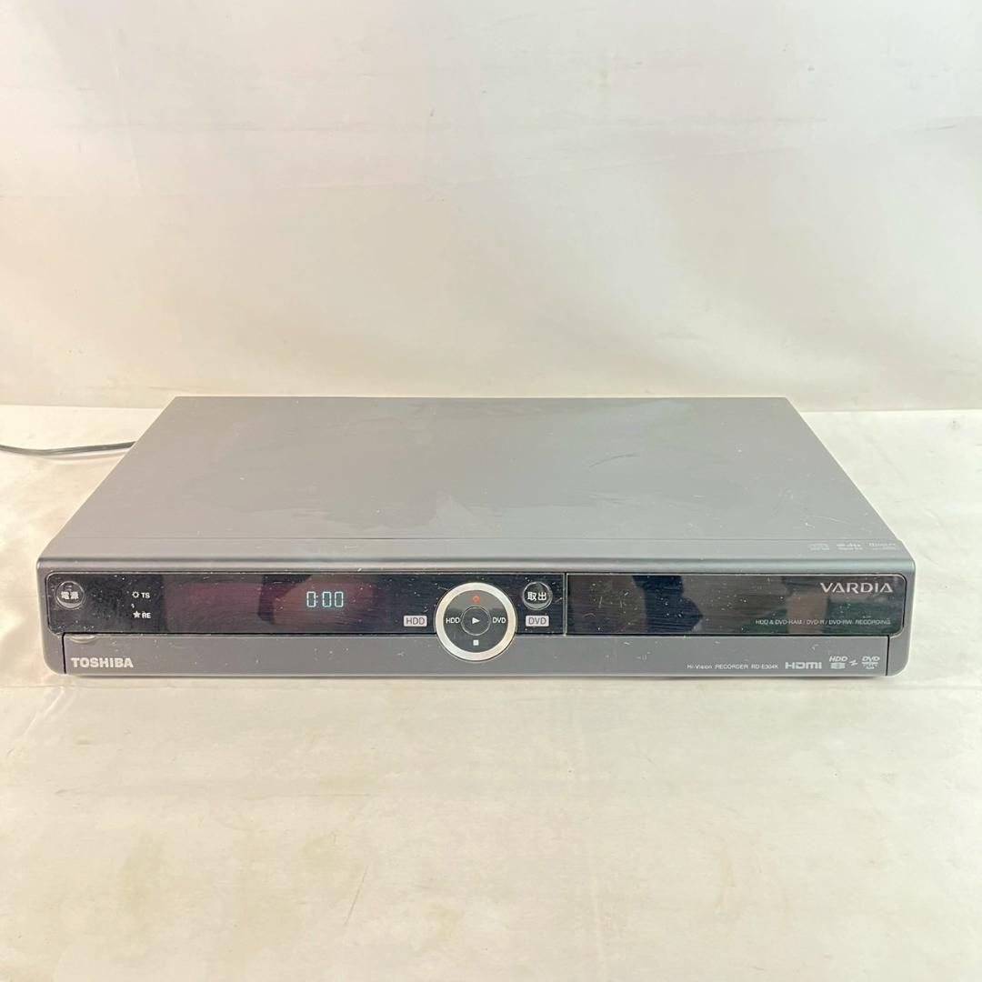 東芝 HDD DVDレコーダー RD-E304K ○TOSHIBA RD-E304K HDD/DVD レコーダー○現状品○ 東芝、外付けUSB HDD