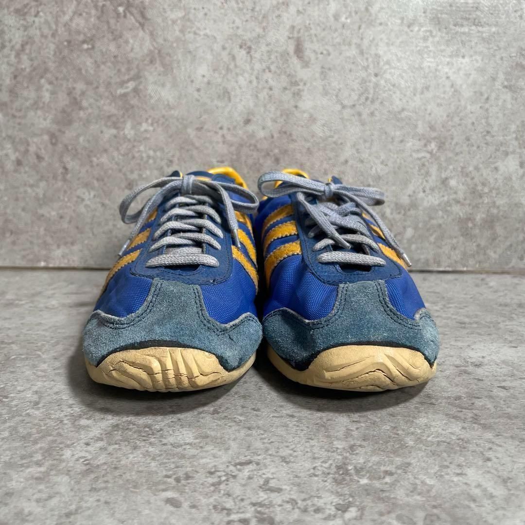 フランス製 80s ヴィンテージ 希少 adidas アディダス MILER ブルー