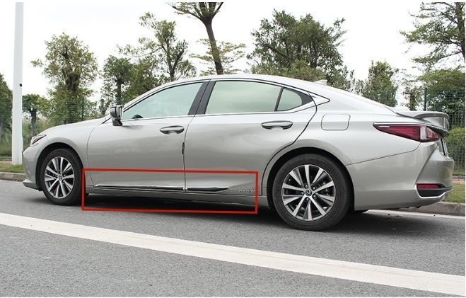 レクサスES 300h メッキサイドモール 左右セット AZXH10・11 ブライツ(車) BRIGHTZ レクサス ES300h AXZH10 AXZH11 メッキサイド