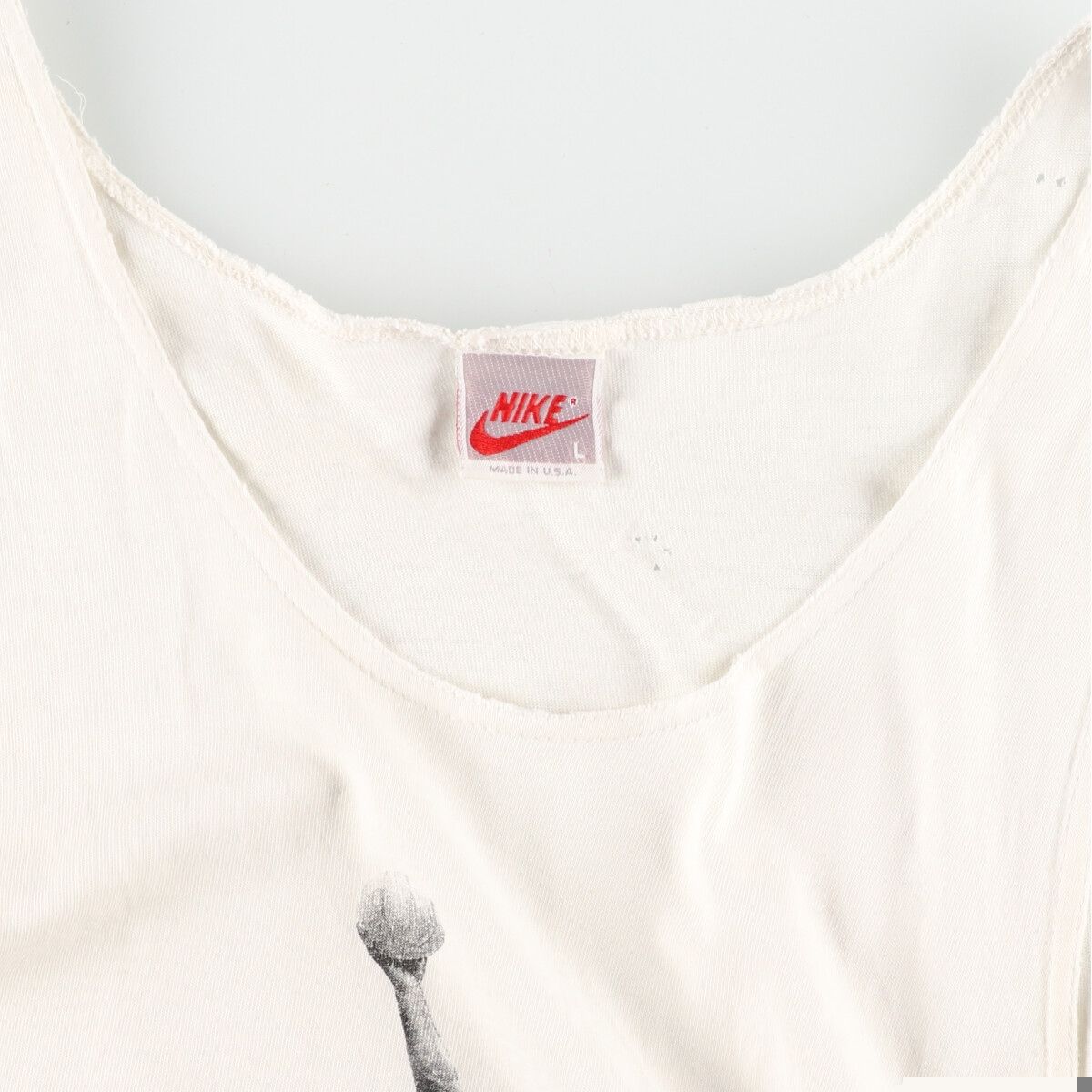 古着 90年代 ナイキ NIKE JUST DO IT 銀タグ タンクトップ USA製 メンズL
