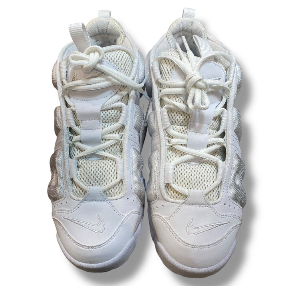 28.5cm NIKE Air More Uptempo Low Triple White FZ3055-100 - メルカリ