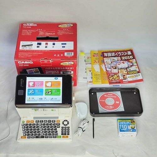 程度A】 カシオ ハガキ&年賀状プリンター プリン写ル PCP-2400+新品インク メンテ済み/動作良好【令和対応】 - メルカリ