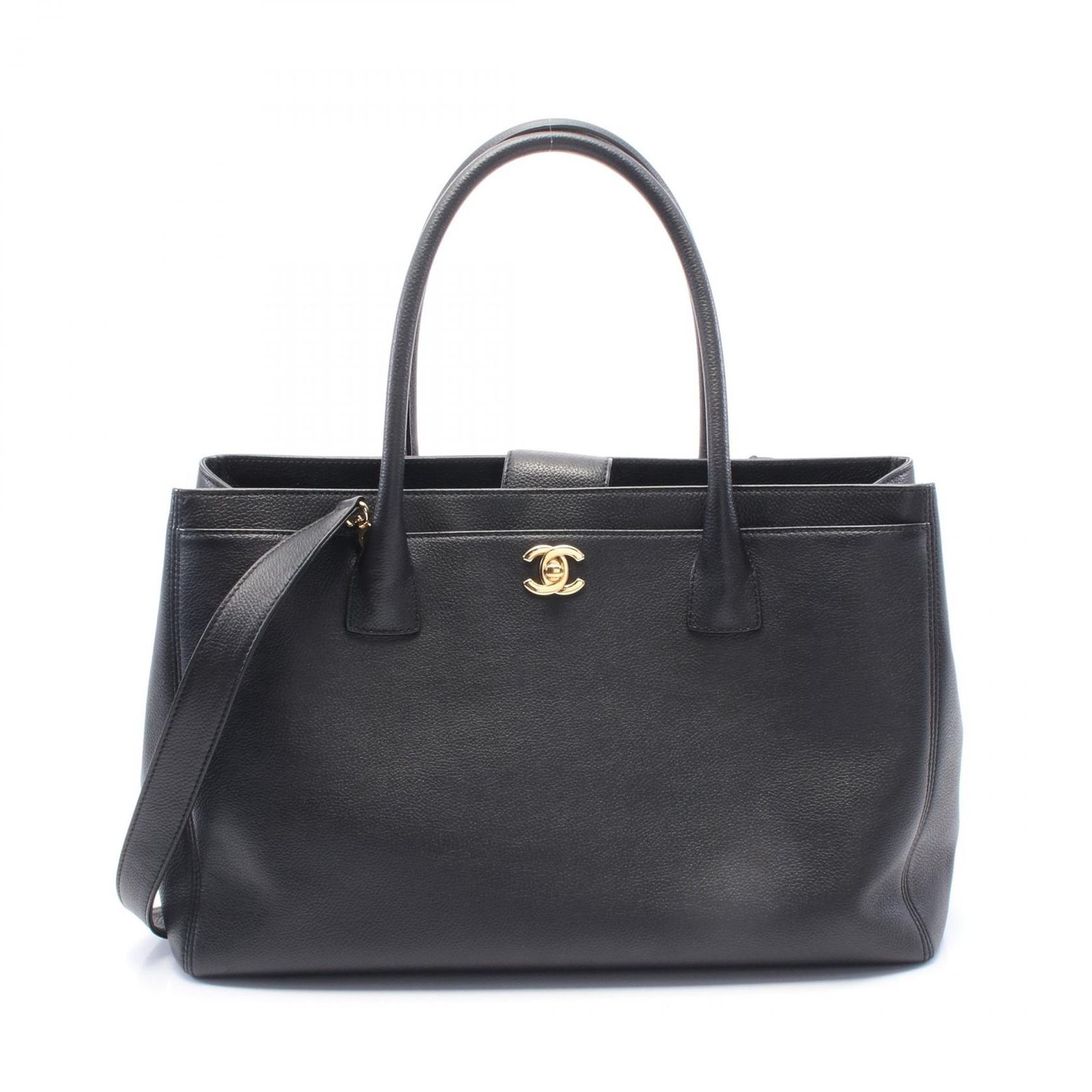 シャネル CHANEL トートバッグ エグゼクティブトート A15206 ブラック レザー エグゼクティブトート レディース Used A