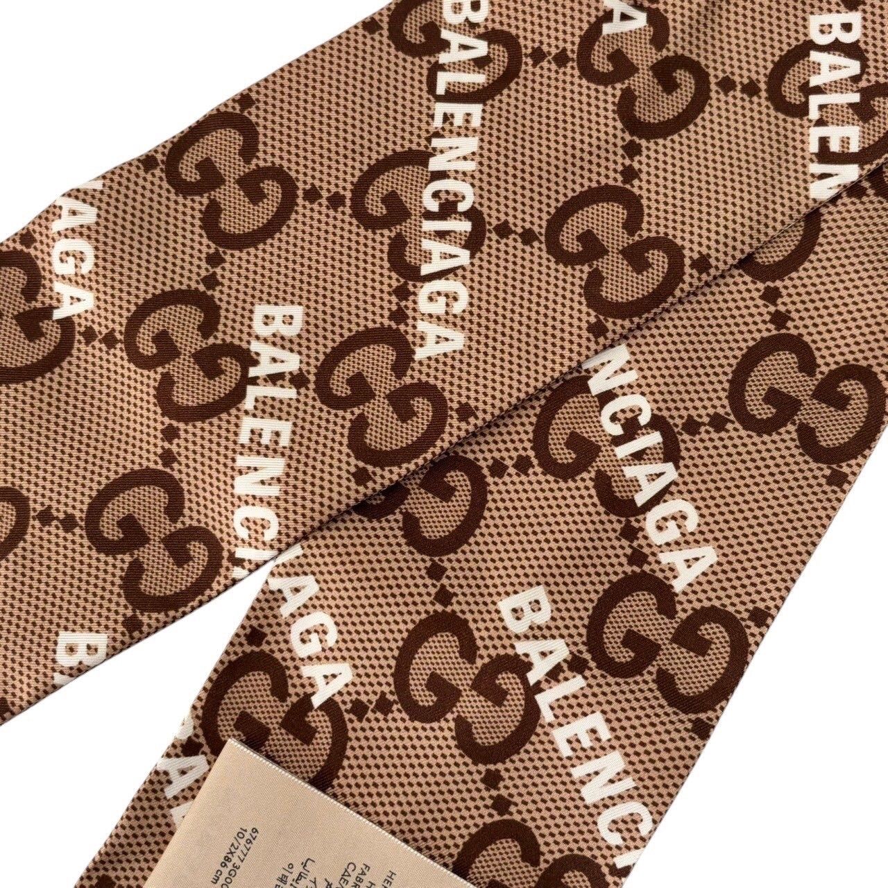 GUCCI グッチ スカーフ ベージュ 676777 3G001 ネックボウ ザ ハッカー  