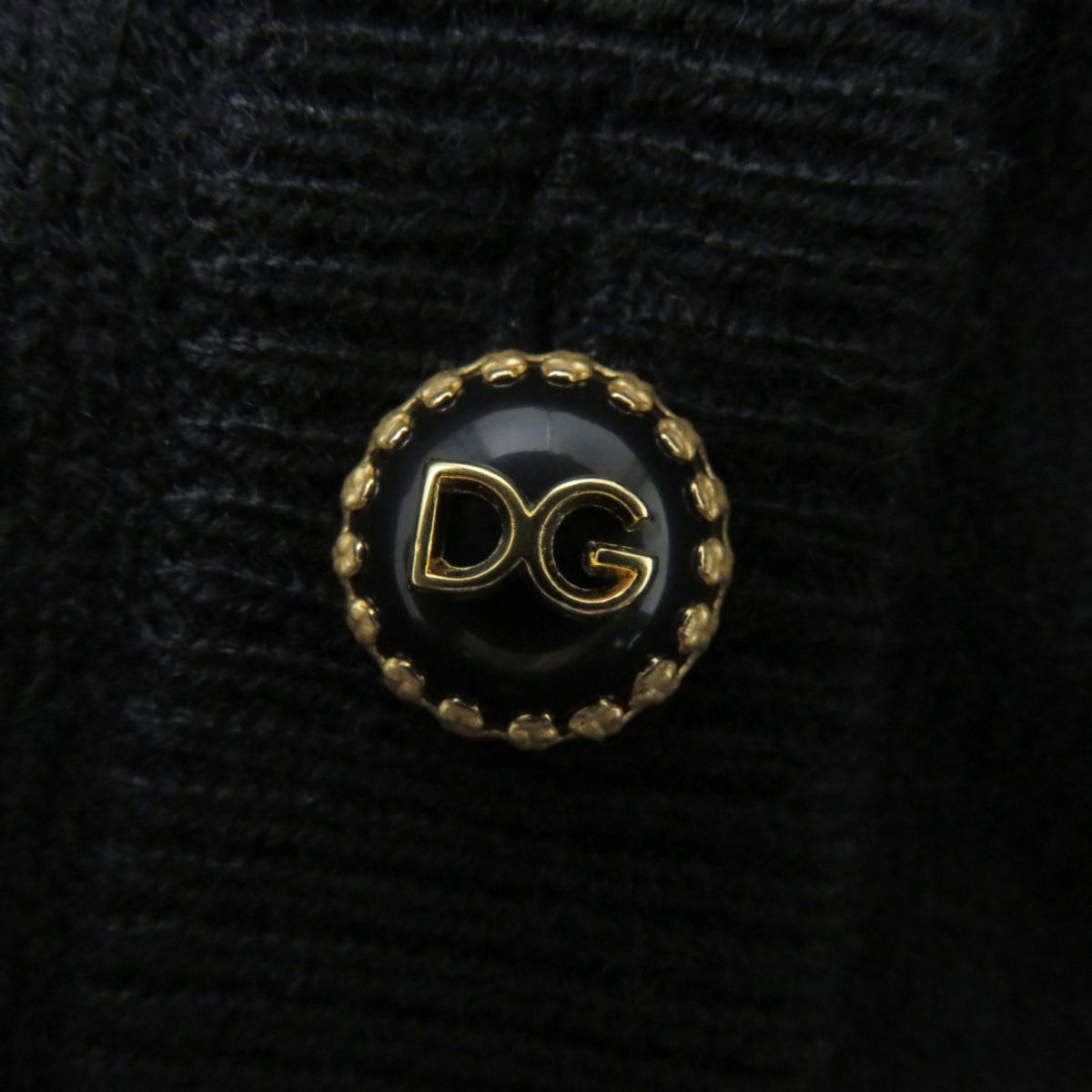 極美品☆正規品 DOLCE＆GABBANA ドルチェ＆ガッバーナ DGボタン付 
