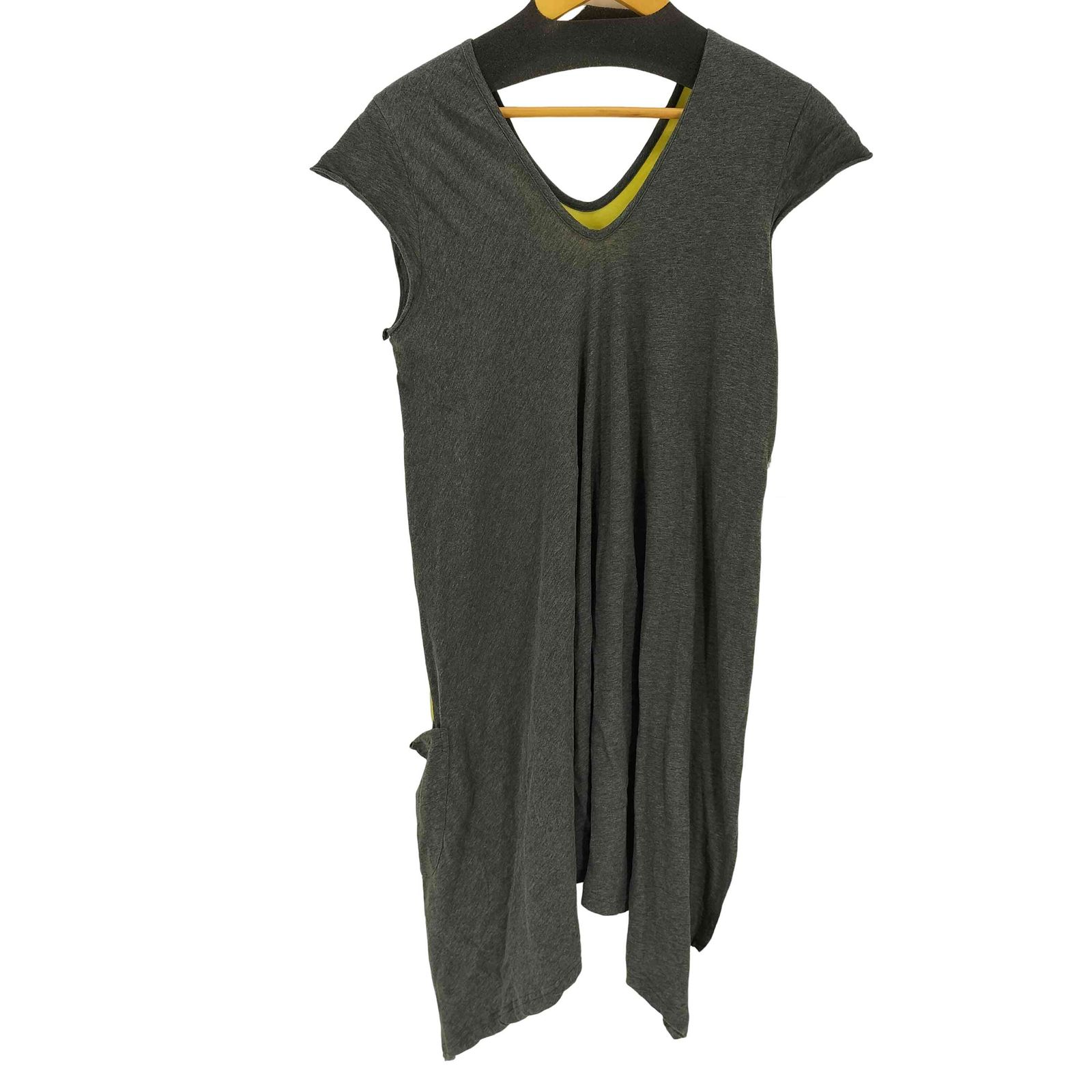 ワイズ Ys Designer Cut and Sew 変形ノースリーブワンピース