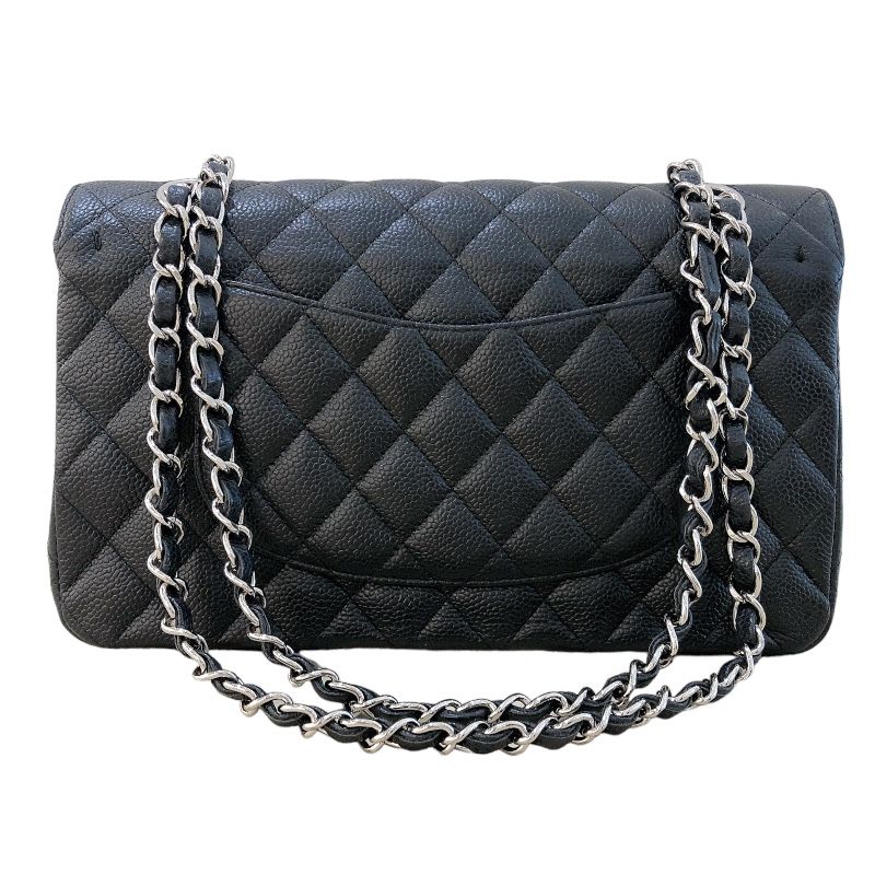 t*i様 【CHANEL】マトラッセ25 キャビアスキン ブラック　希少 美品! シャネル CHANEL 11番台 マトラッセ25 キャビアスキン シングル
