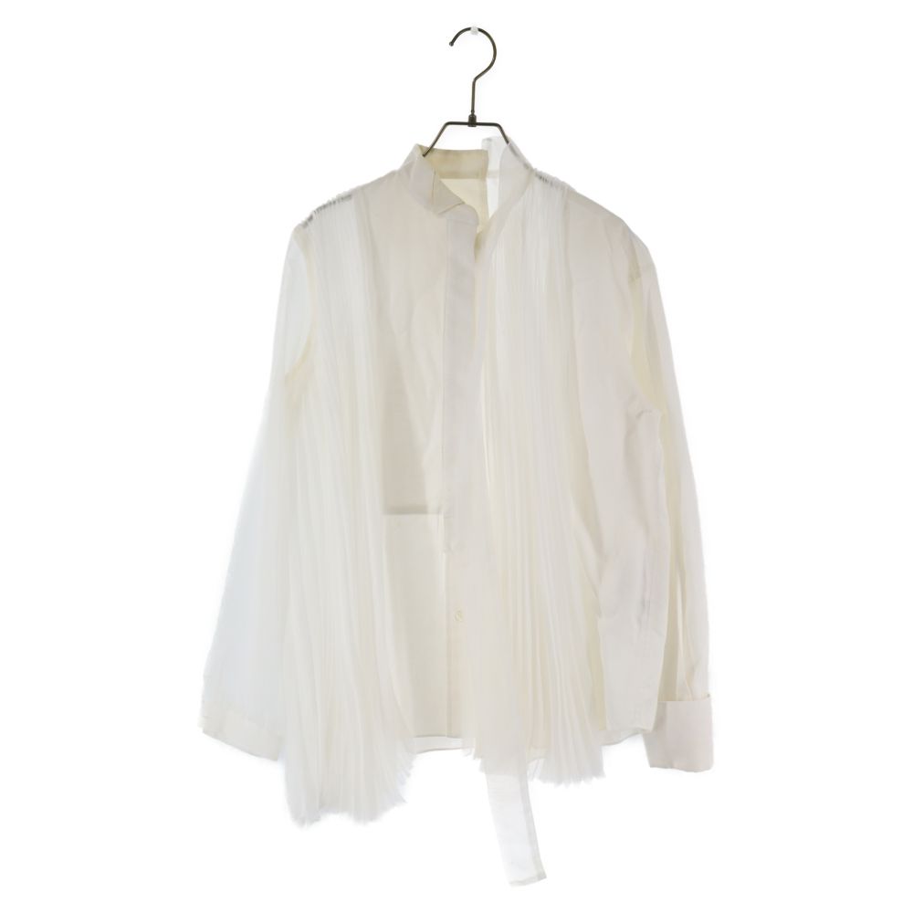 sacai サカイ pleated shirt プリーツシャツ